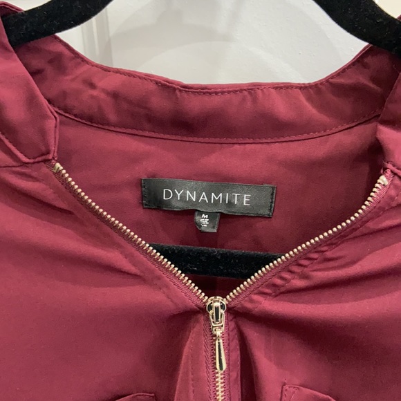 Burgundy Long Sleeve Dress - Picture 2 of 4